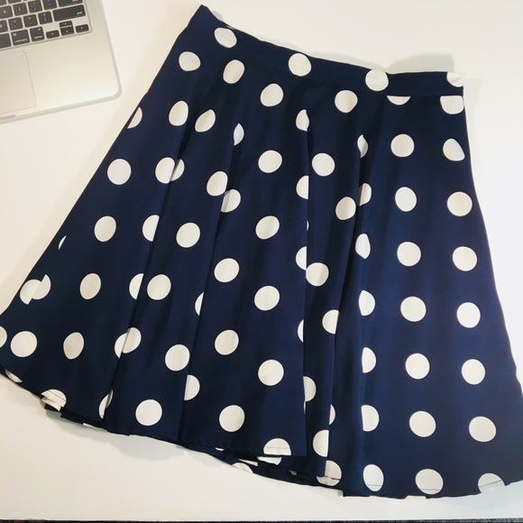 Pixley Dresses & Skirts - Navy Blue Polkadot Circle Skirt